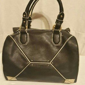 Kardashian Kollection Black with Cream Purse